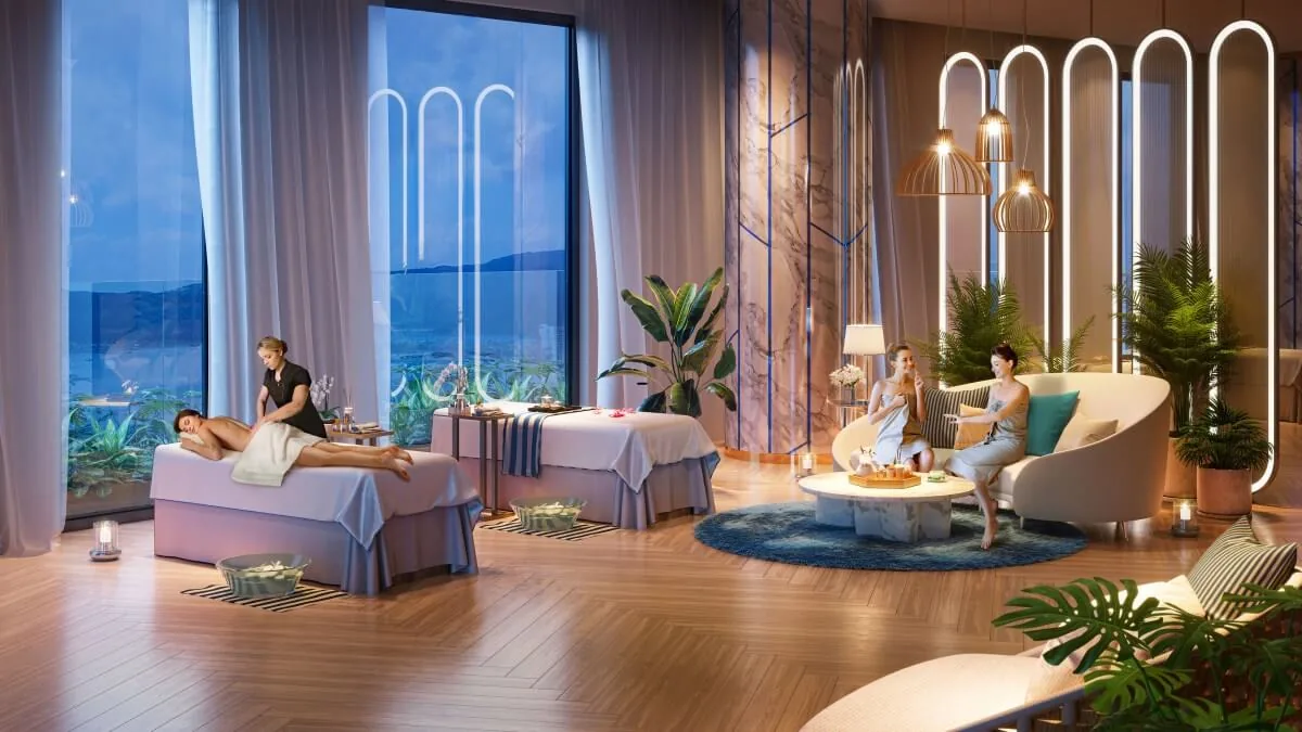Japanese-style hot spring onsen and therapy spa